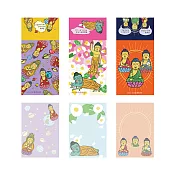 京都Kurochiku 3本組便條紙  如來