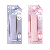 KOKUYO GLOO (粉嫩限定色)方形口紅膠(2入)- 粉紫+粉紅