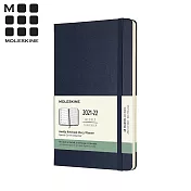 MOLESKINE 2021-2022經典週記手帳18M (L型) -寶藍