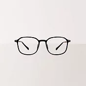 【ASLLY】TR90木紋鏡腳黑方框濾藍光眼鏡