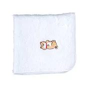 【日本KOJI】可愛柴犬系列柔軟純棉方巾 · 翻滾
