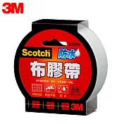 (2入1包)3M 2036 Scotch防水布膠帶36mm 白