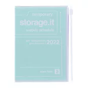 【Mark’s】2022直式週記事收納手帳A6 ‧ 經典薄荷綠