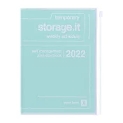 【Mark’s】2022直式週記事收納手帳A5 ‧ 經典薄荷綠