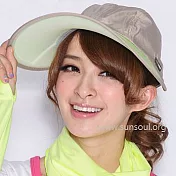 SunSoul 光學美療防曬帽 - 寬版棒球帽 黃光