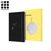 MOLESKINE 小王子限量筆記本 禮盒珍藏版 -灰(橫線)