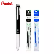 (1筆2芯)PENTEL BGH5 i+五色筆管  黑