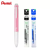 (1筆2芯)PENTEL BGH5 i+五色筆管  嬰兒紅