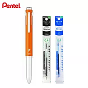 (1筆2芯)PENTEL BGH5 i+五色筆管  杏橙