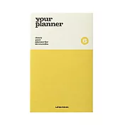 LIVEWORK Life＆Psis Your Planner S 筆記本 LEMON