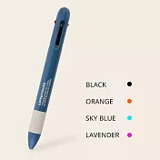 LIVEWORK Life＆Psis 4色原子筆 0.38  DUSTY BLUE