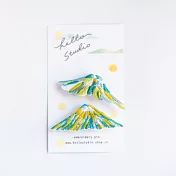 【 Hello Studio 你好工作室 】Mountains 刺繡小山|刺繡別針組