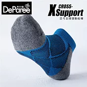 蒂巴蕾 X Support 足弓支撐運動船襪-女款 (網眼) 寶藍