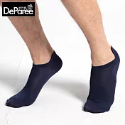 蒂巴蕾 勁快乾 吸濕涼感船襪-男款 海軍藍