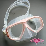 天使霓裳 泳鏡 夏日戲水 大鏡框潛水浮淺面鏡(2011-共7色) 粉