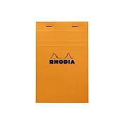 【Rhodia｜Basic】N°14上掀式筆記本_11x17cm_5x5方格_80g_80張_ 橘皮