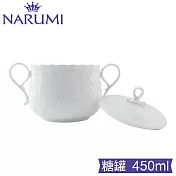 NARUMI Silky White 日本鳴海骨瓷絲路糖罐