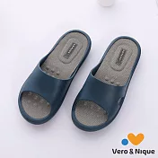 維諾妮卡 E加E乳膠進化拖鞋 JP25 深藍