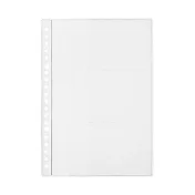 [MUJI無印良品]自由組合活頁筆記本內頁/20孔.A5.卡片夾