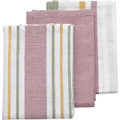 《KELA》純棉擦拭布3件 | 廚房抹布 清潔布 擦拭布 - 紫