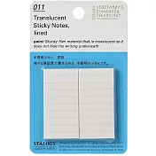 STALOGY 半透明便利貼橫線- 25mm