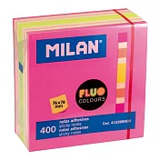 MILAN螢光便利貼_4色_76mm_400張