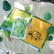 【獨家限定】 Hello Studio 狐吉閱讀夜–墊板/限定印章/限定束口袋 雛菊黃