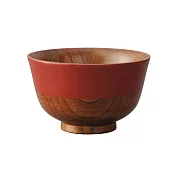 KAWAI / 日本傳統色木頭湯碗- 古代朱