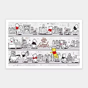 1000片平面拼圖 - 迪士尼 - 小熊維尼 - 歡樂書櫃