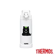 【THERMOS 膳魔師】台灣黑熊 不鏽鋼真空保溫瓶500ml(FJH-500TBB-MTWH)