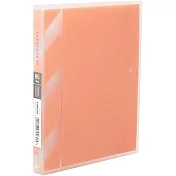 KYOKUTO A5 20孔半透明彩色資料夾 粉橘