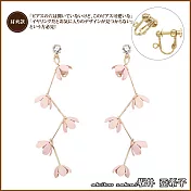 『坂井．亞希子』925純銀搖曳的花垂墜造型耳環 -耳夾款
