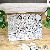 TROMSO廚房防油短皮革地墊-K512S復古花磚(小)