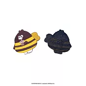 JzFun 奧樂雞刺繡無痕瀏海貼片 BEE