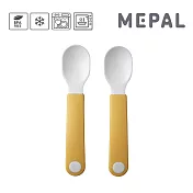MEPAL / mio 學習餐匙二件組- 粉黄