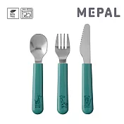 MEPAL / mio 餐具三件組- 森綠