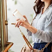 CHENSON真皮鑰匙掛繩 手腕繩 伸縮掛繩(繩+扣組合) 咖啡 (W20910-B)