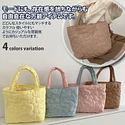 【Sayaka紗彌佳】花開了。日系花朵壓紋手提包  -淺棕色