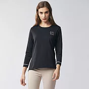 【ST.MALO】MIT六角蜂巢3D氣旋極暖MIT女上衣-2066WT- M 晶鑽黑