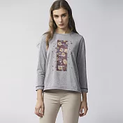 【ST.MALO】MIT六角蜂巢3D氣旋極暖MIT女上衣-2066WT- M 銀灰色