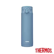 【THERMOS膳魔師】不鏽鋼彈蓋真空保溫瓶500ml _土耳其藍(JNF-502-ABL)