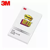 (3入1包)3M 632S狠黏便條紙(7.62×5.08公分) 白
