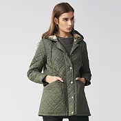 【ST.MALO】黛妃經典石墨烯蓄暖外套-2048WJ- M 橄欖綠