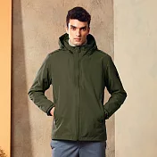 【ST.MALO】都會風潮魔術水顯印花七防高機能男外套-2139MJ L 橄欖棕