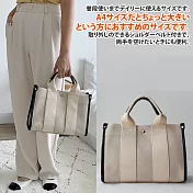 【Sayaka紗彌佳】日系經典優雅皮質手把肩背手提托特二用包  -棕色款