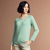 【ST.MALO】諾貝爾石墨烯遠紅外線瞬暖精品女上衣-2157WT- XL 薄荷綠