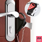 JIAGO 便攜式防盜門扣鎖 紅色
