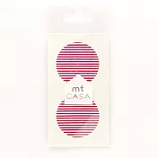 【日本mt和紙膠帶】CASA Seal 裝飾和紙貼紙 ‧ 橫紋/草莓