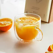 好玻GOODGLAS｜復古把手雙層玻璃杯360ml