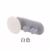 【E.dot】質感北歐風插頭電線固定收納掛勾架 白色